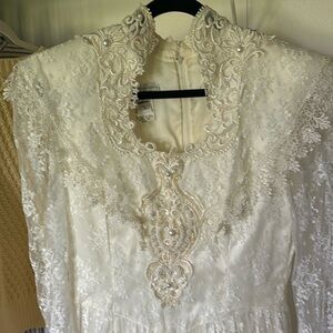 Vintage JESSICA McClintock Wedding Dress medium